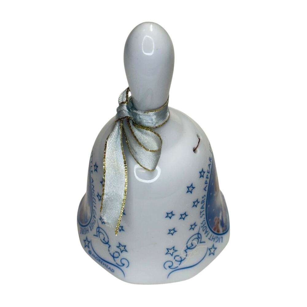 Precious Moments Style Morehead Angel Bell Little Angels Gather Porcelain - Picture 2 of 8